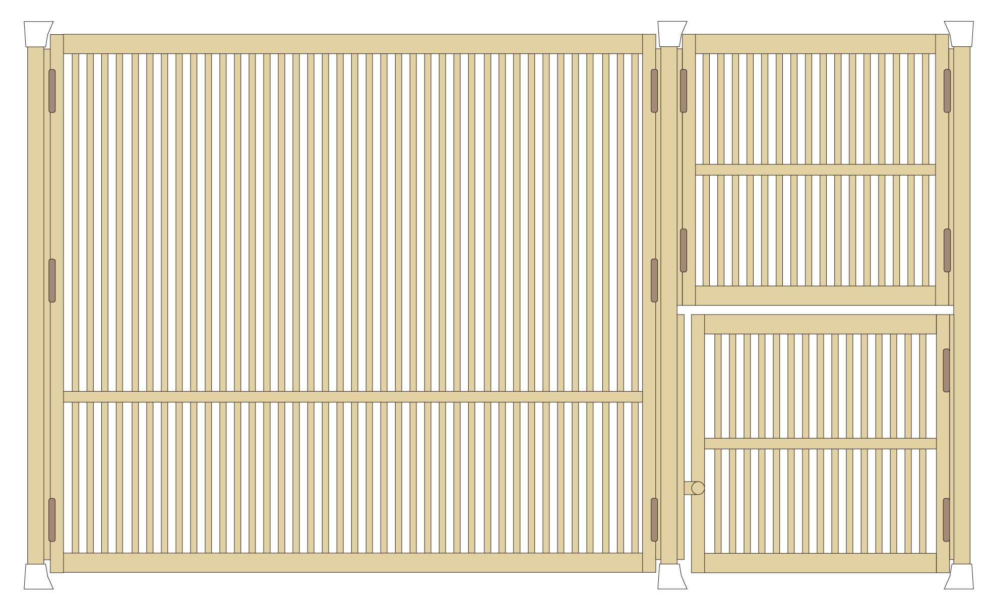 キッチンカウンター用小扉