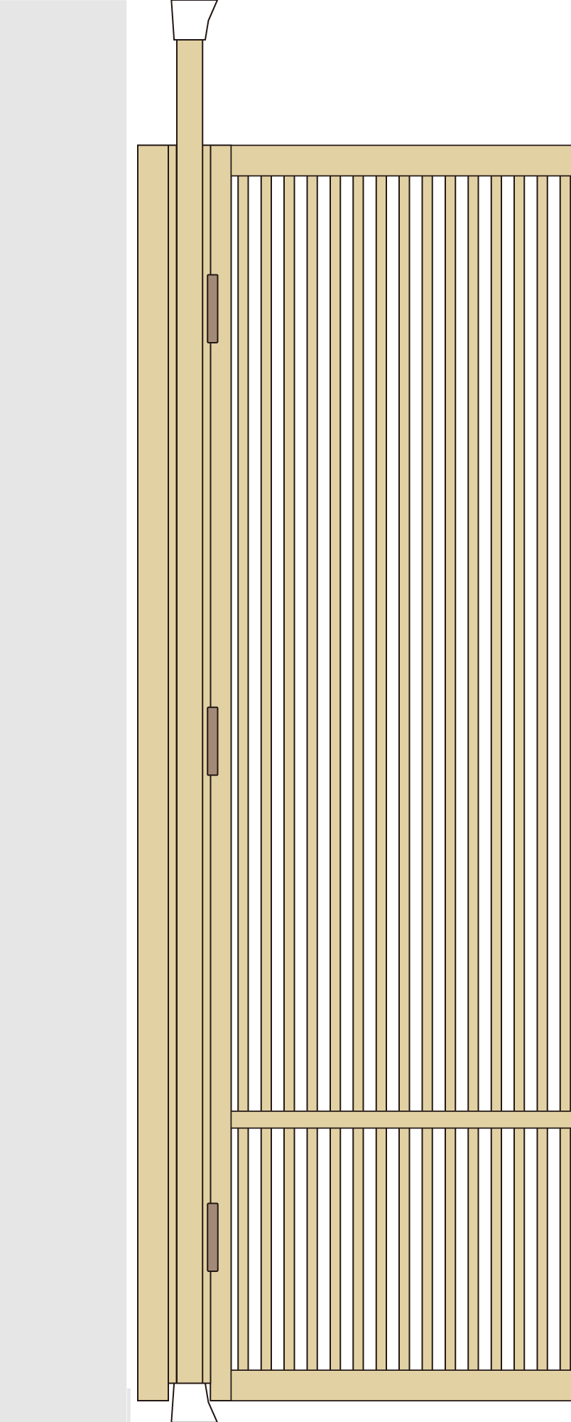 隙間加工（隙間45mm / 1箇所）