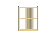 窓 (日向ぼっこ台無し)